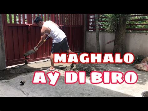 Masipag Maghalo ng Semento Pero Tamad sa Kantotan si Kevin.